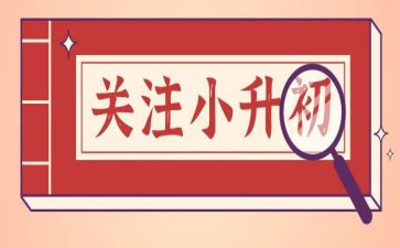 有关于小升初的作文8篇